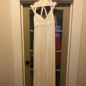 BCBG White gown